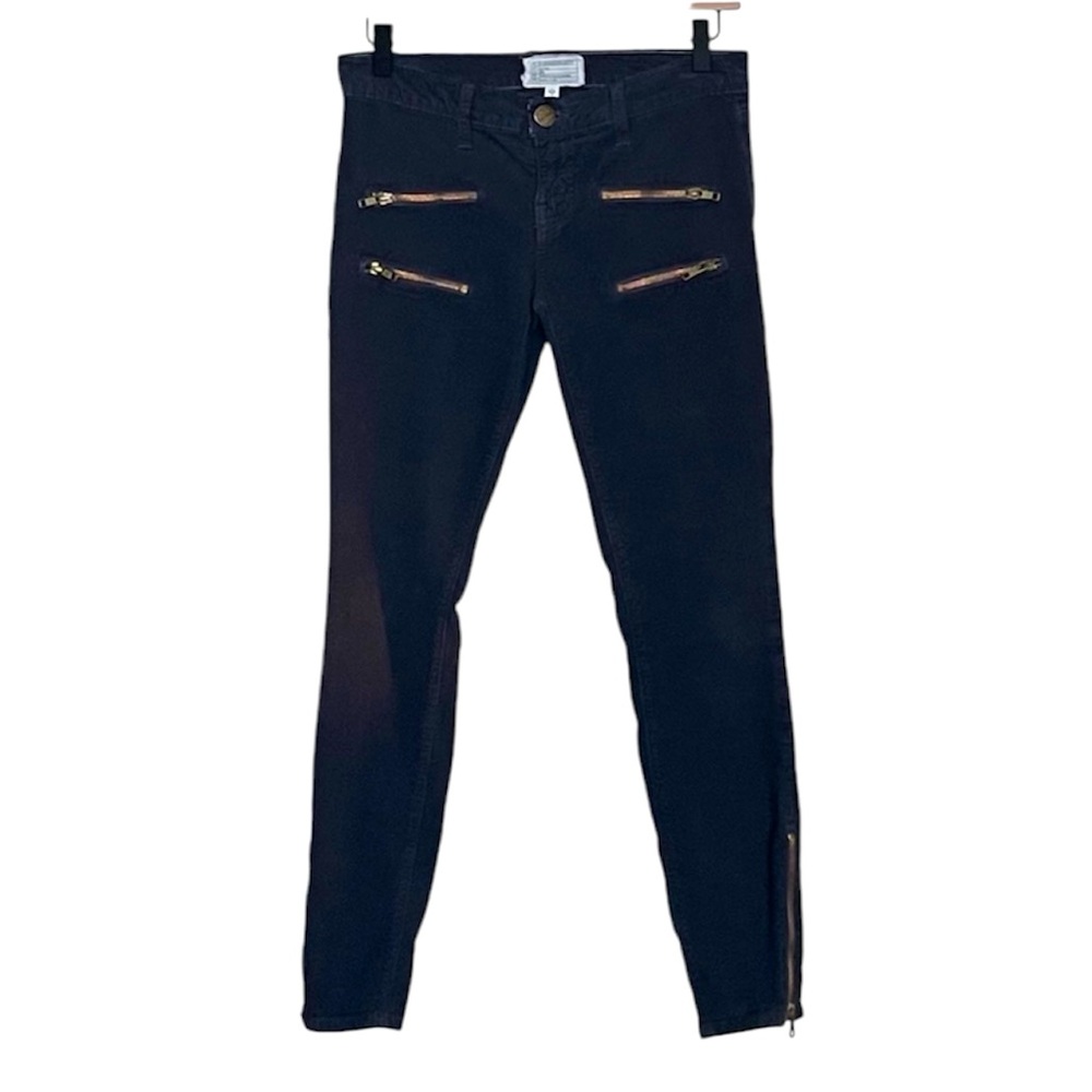 Current/Elliott Multi-Zip Stiletto Corduroy Jeans